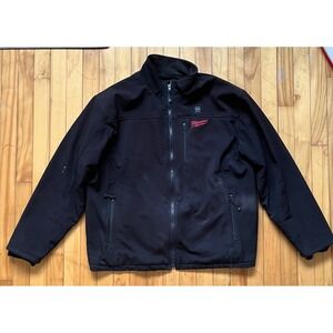Milwaukee M12 Heated Gear Softshell Jacket Black XXL Work Construction